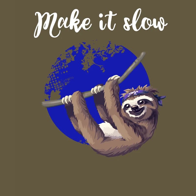 sloth make it slow sloth slow nerd pc chill
