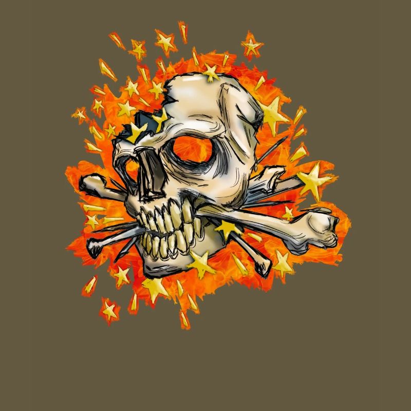 exploding skull