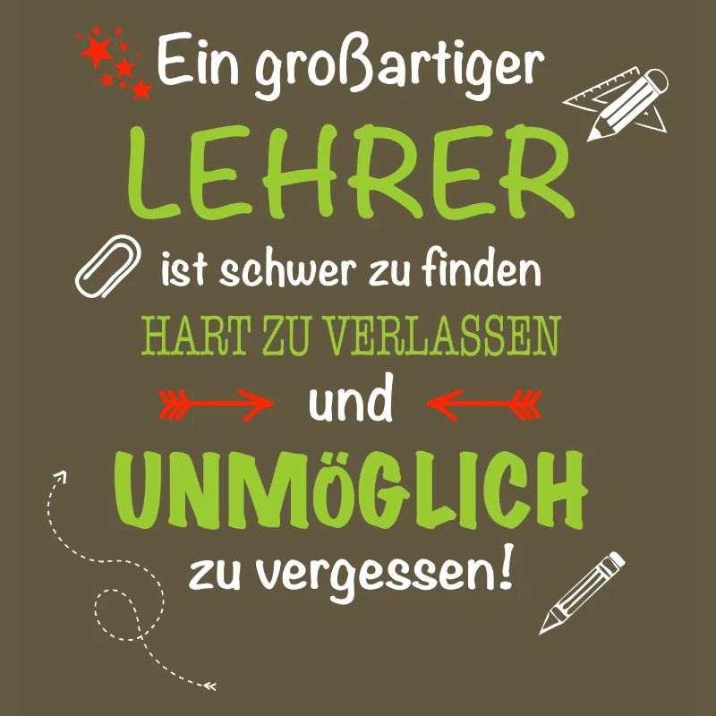 Ein großartiger Lehrer...