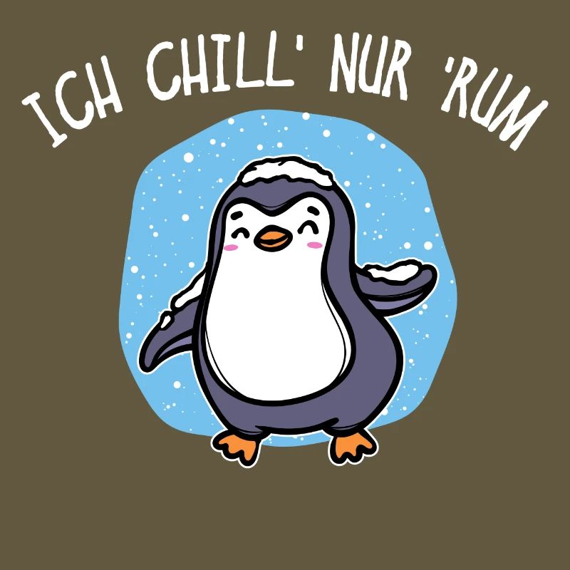 Pinguin Kälte Schnee Statement Tier Vogel Eis