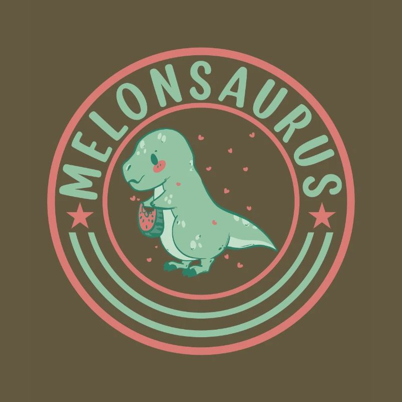 Pastèque pastèque végétarienne T Rex