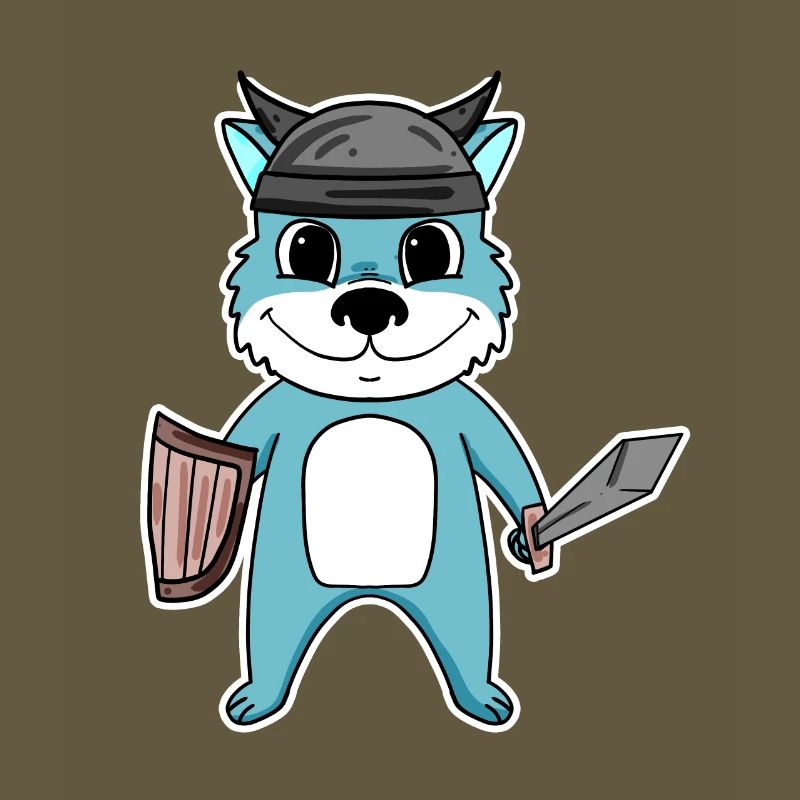 Wikinger Wolf