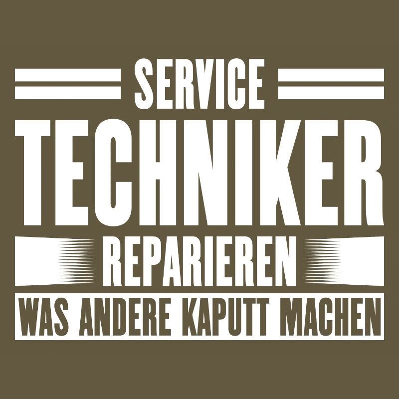 Service Technician Support Solution Slogan Service