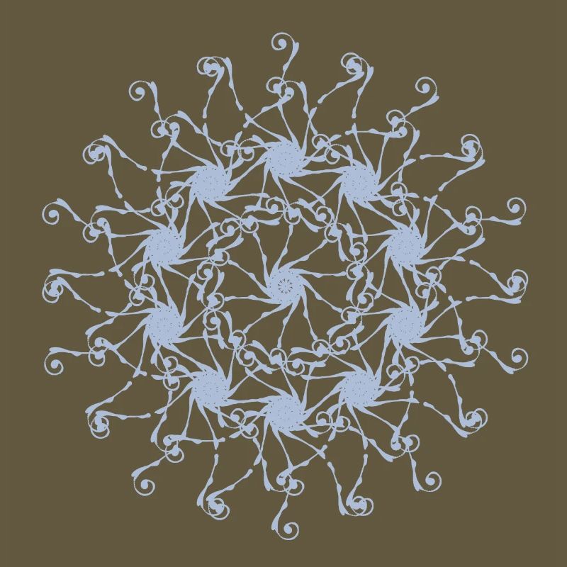 Mandala | Random patterns rotated