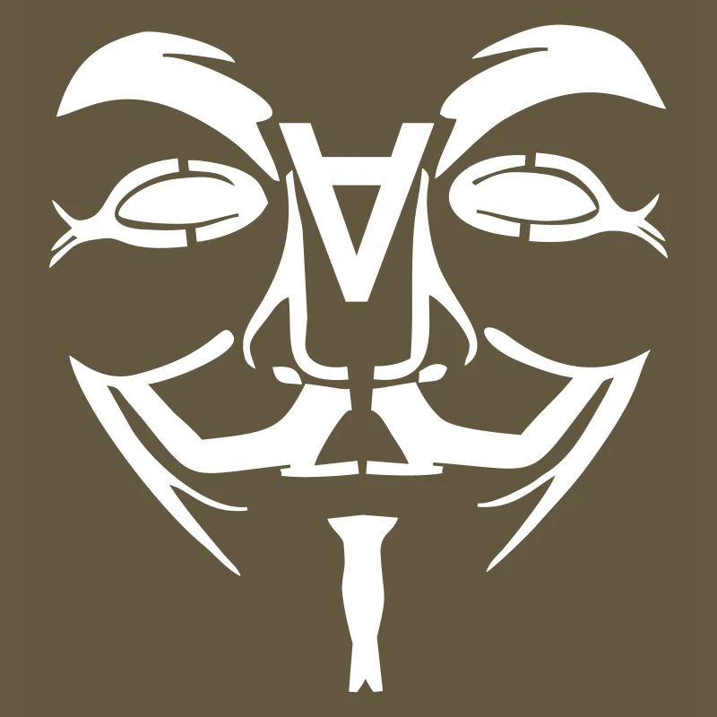 Anonymous Design Face with A