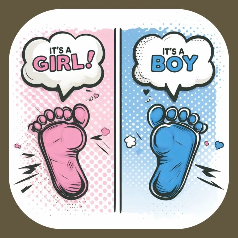 Füße Geschlecht Baby Junge oder Mädchen