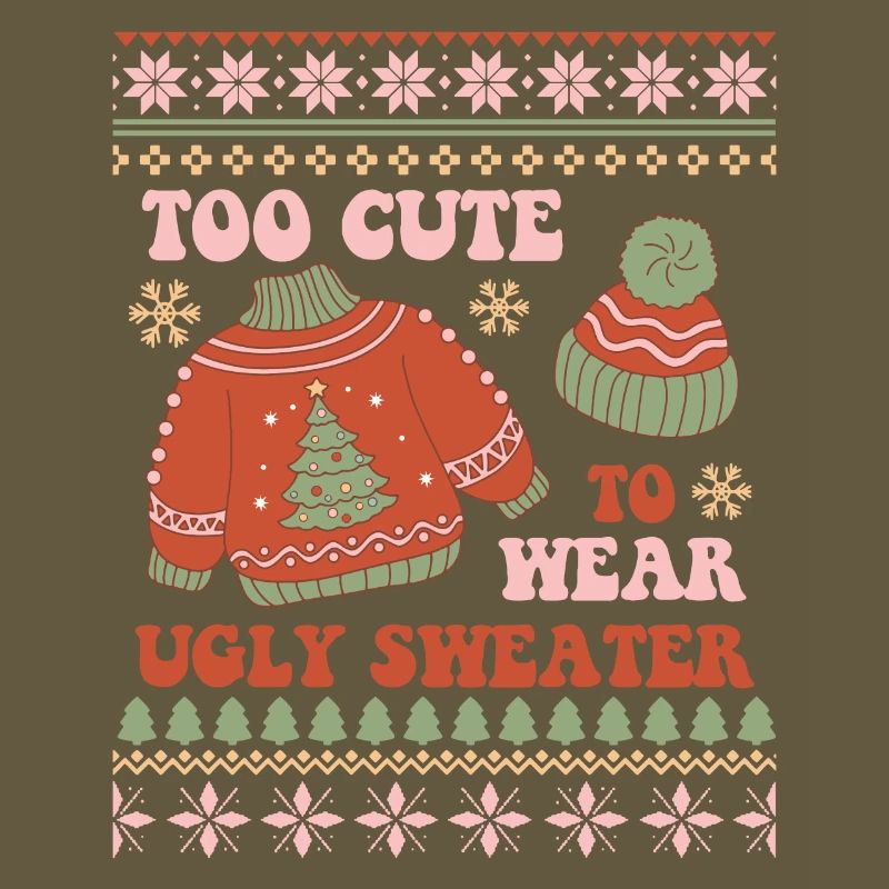 Pull de Noël moche
