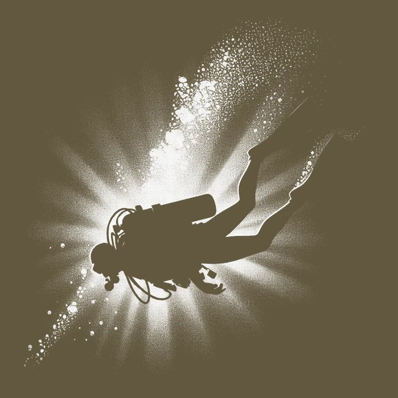 Plongée Light Beam Silhouette Design