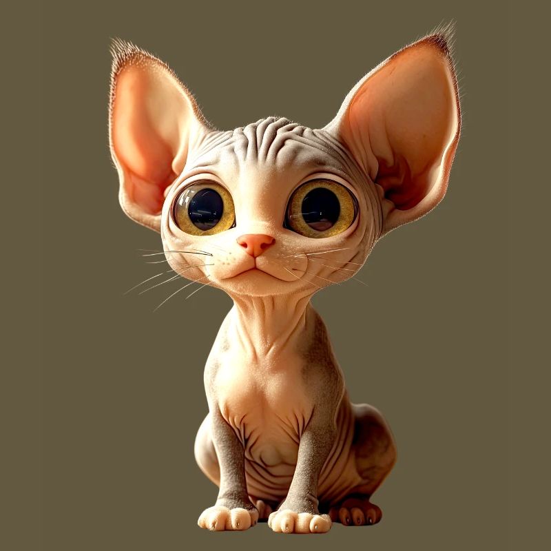 Chat Sphynx Chat Sphynx Chat Canadien Mignon Sphinx