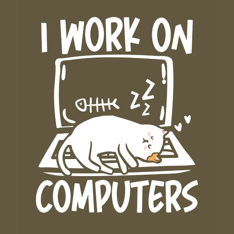 I work on computers