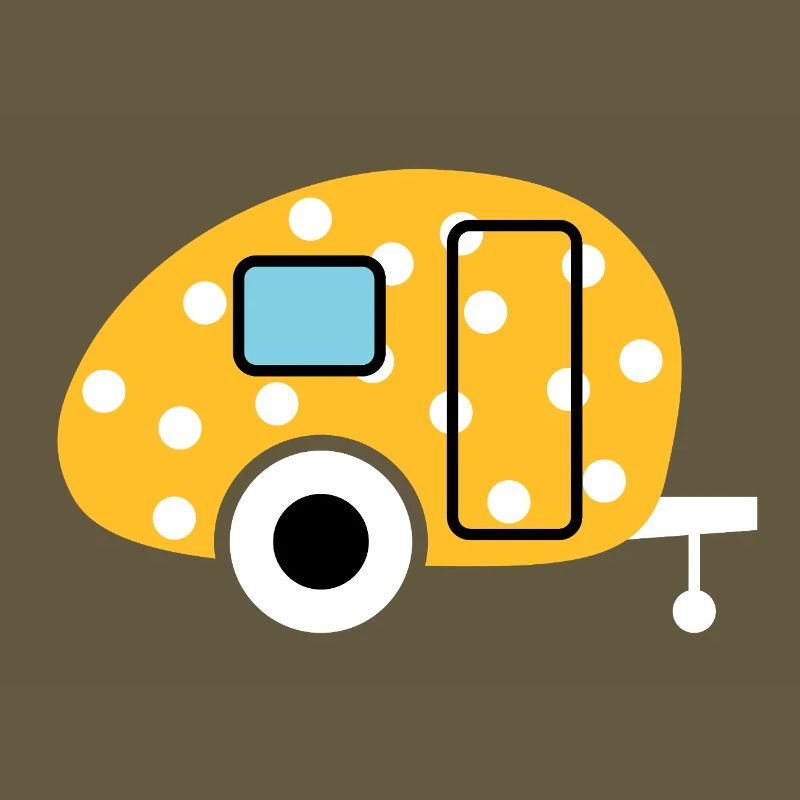 Caravan Egg Points Caravan Dots Camper Camping