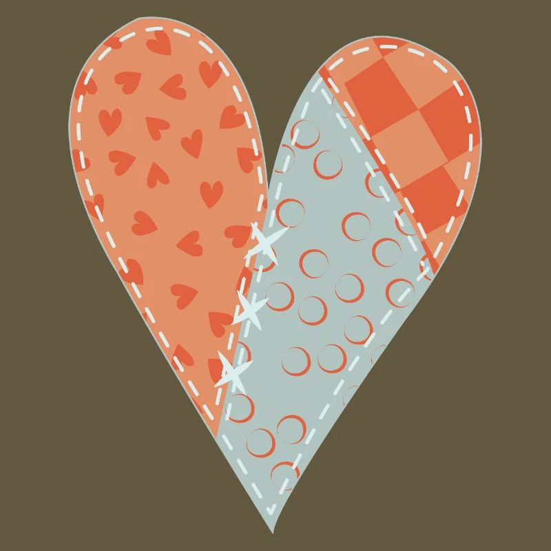 Patchwork Herz Nr. 12