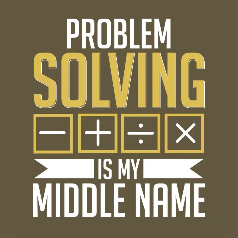 Mathe Mathelehrer Problem Solving My Middle Name