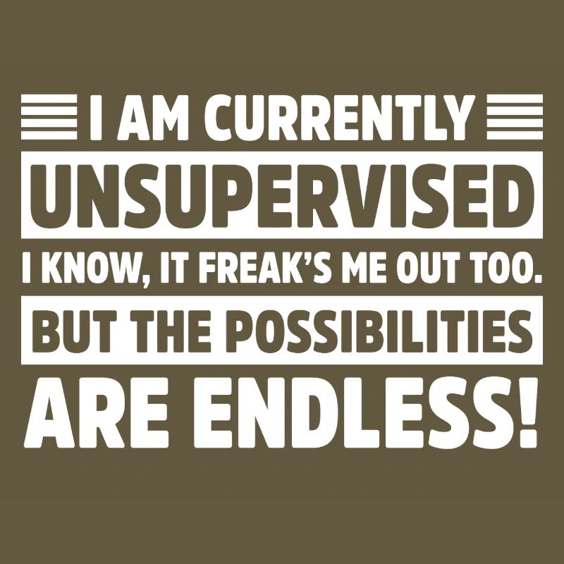i am Currently Unsupervised Sarcastic Funny