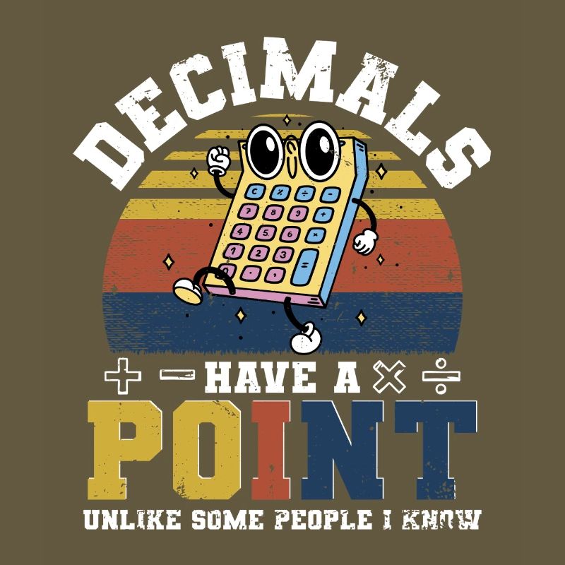 Math Math Teacher Decimals Have A Point