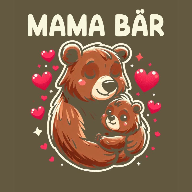 Mama Bär Muttertag Mutter Elternteil Mama Bear