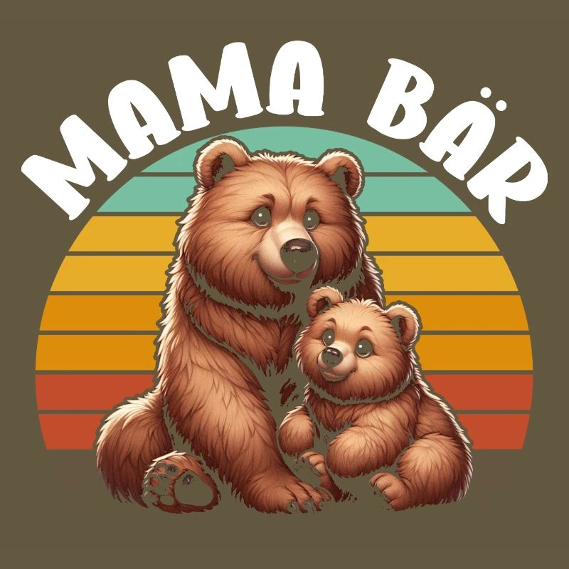 Mama Bär Muttertag Mutter Elternteil Mama Bear