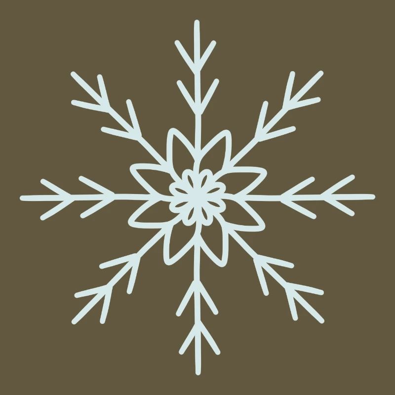 Conception élégante de motif de flocon de neige