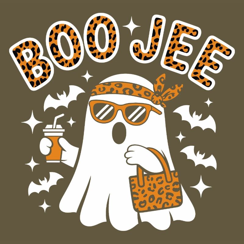Leopard Ghost Halloween Chic