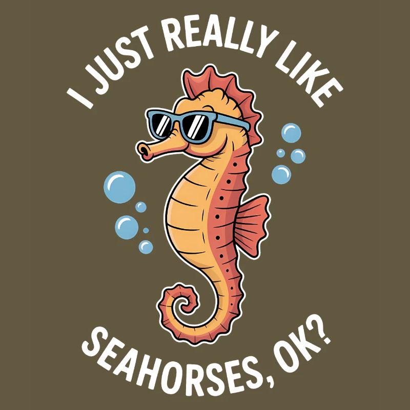 Seepferdchen Spruch Lustiges Seepferdchen Geschenk