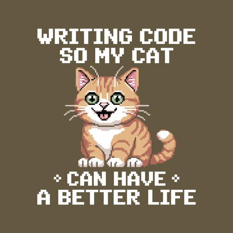 Programmation de Chat Codage Drôle et Chat Allemand