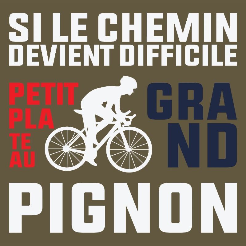 Si Le Chemin Devient Difficile - Cycliste Cadeau 