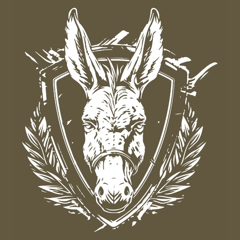 Blason du feuillage du Bouclier d’âne
