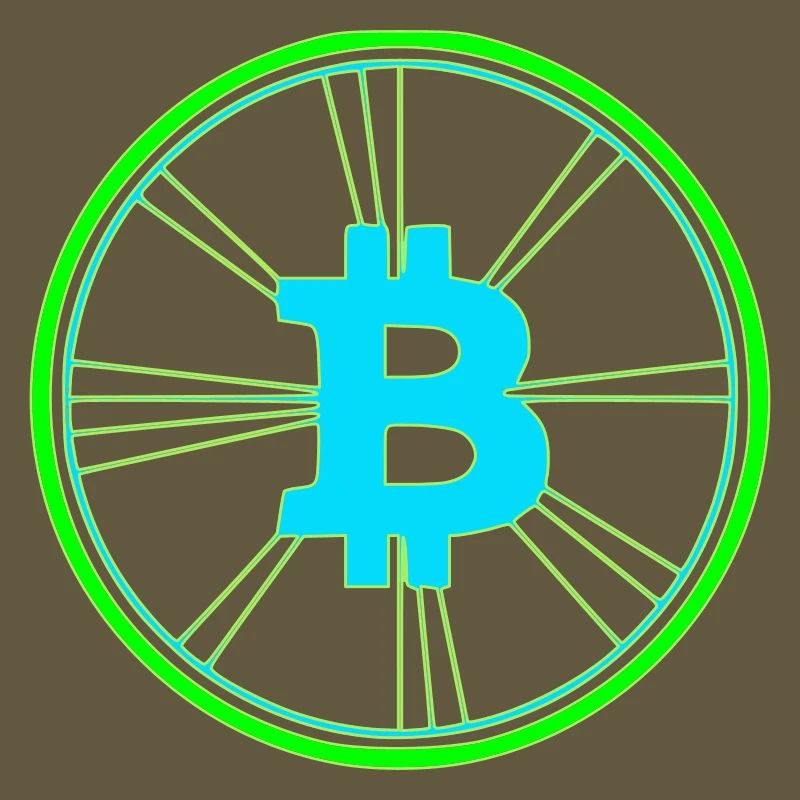 Bitcoin Wireframe Speed Future Vector