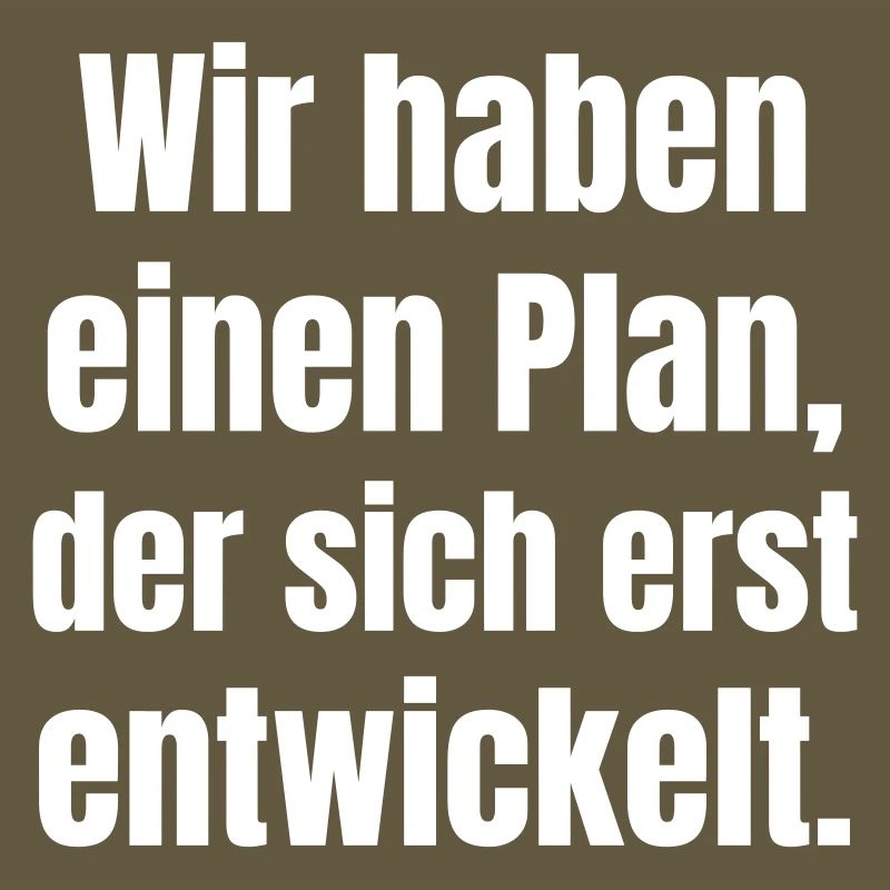 We have a plan that is only developing