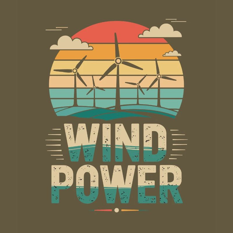 Wind Power Renewable Energy Wind Power Retro