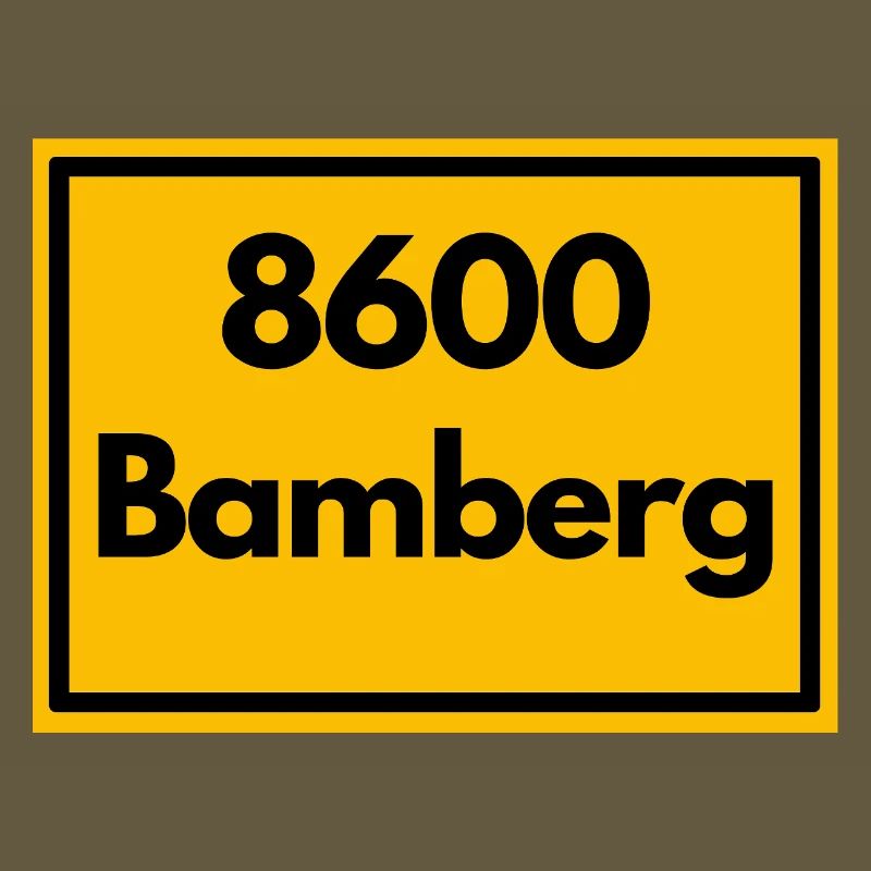 OLD POSTCODE POSTCODE RETRO 8600 BAMBERG FRANKEN