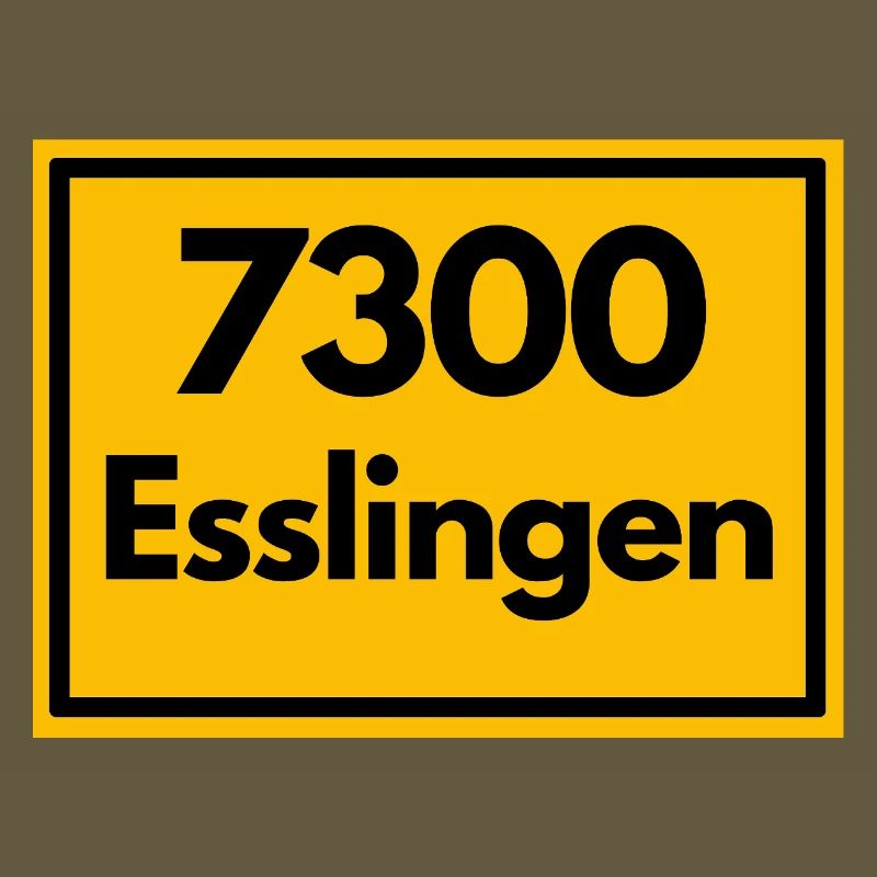 OLD POSTCODE ZIP CODE RETRO 7300 ESSLINGEN SCHABEN