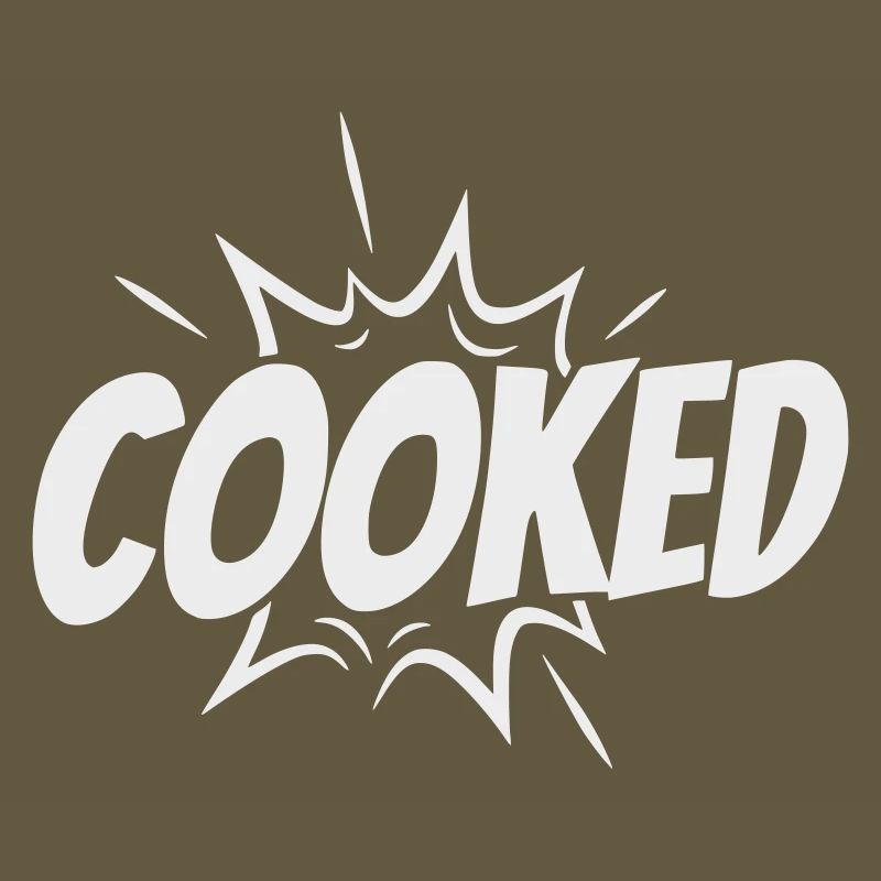 Cooked Explosive Comic Style