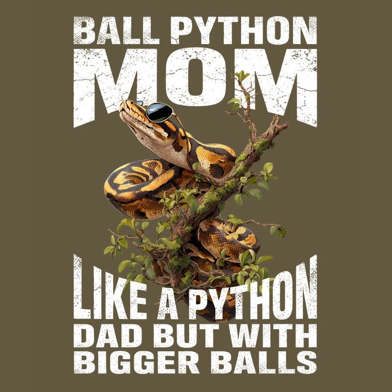 Königspython Mom Mama Schlangen Terrarium Python