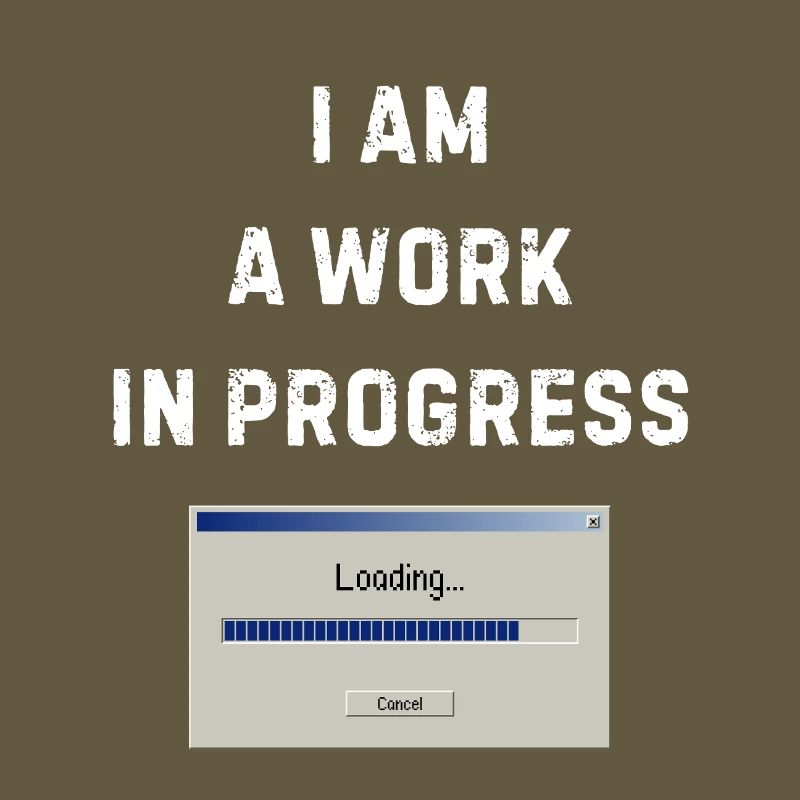 Work in progress – Loading bar - Travail bureau