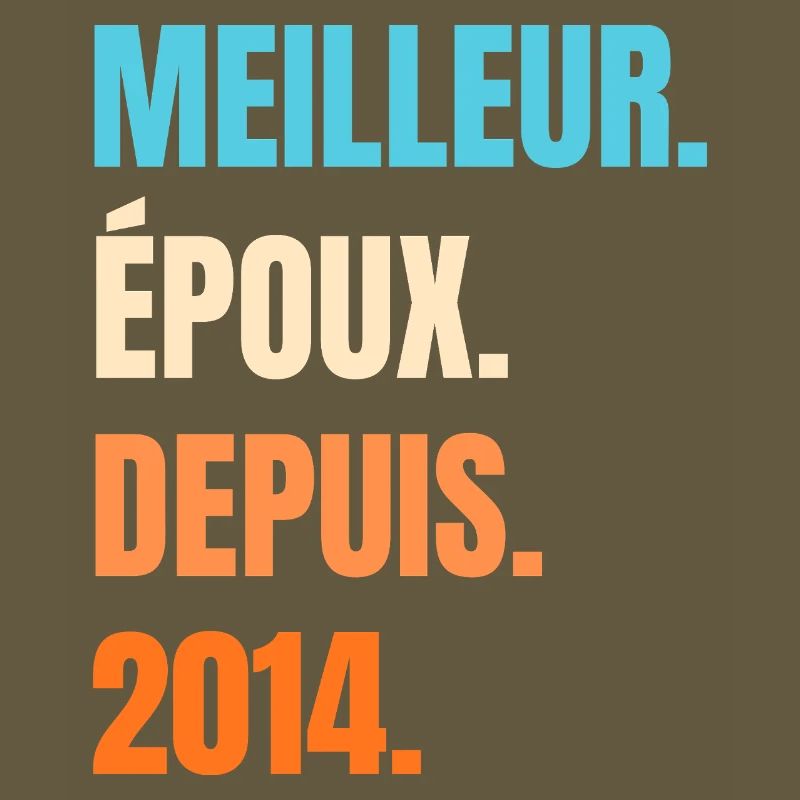 Bester Ehemann seit 2014 Geschenk-Ehemann