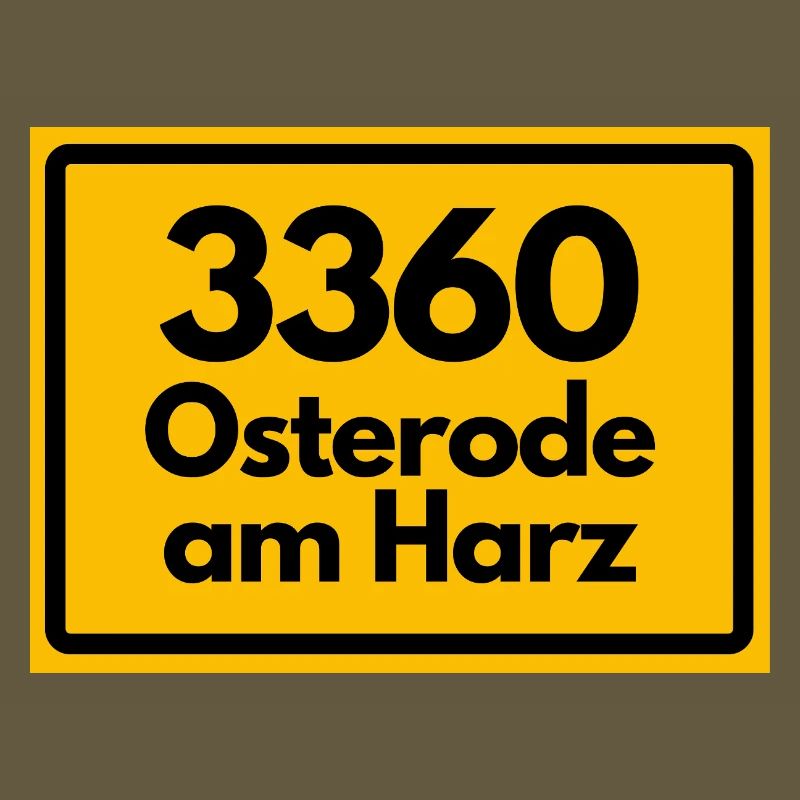 ANCIEN CODE POSTAL RETRO 3360 OSTERODE HARZ