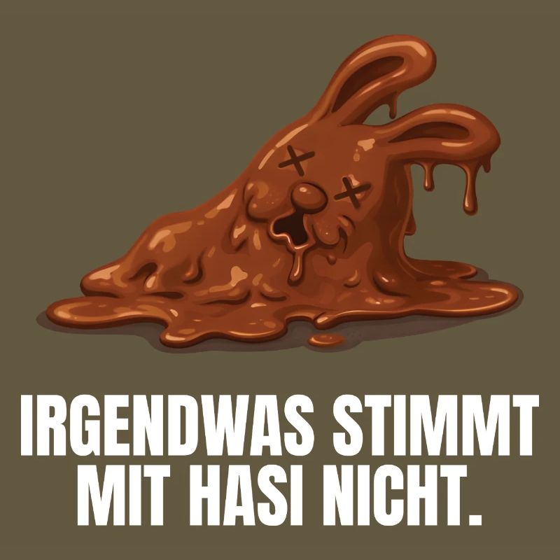 Bunny Easter Chocolate Bunny Funny