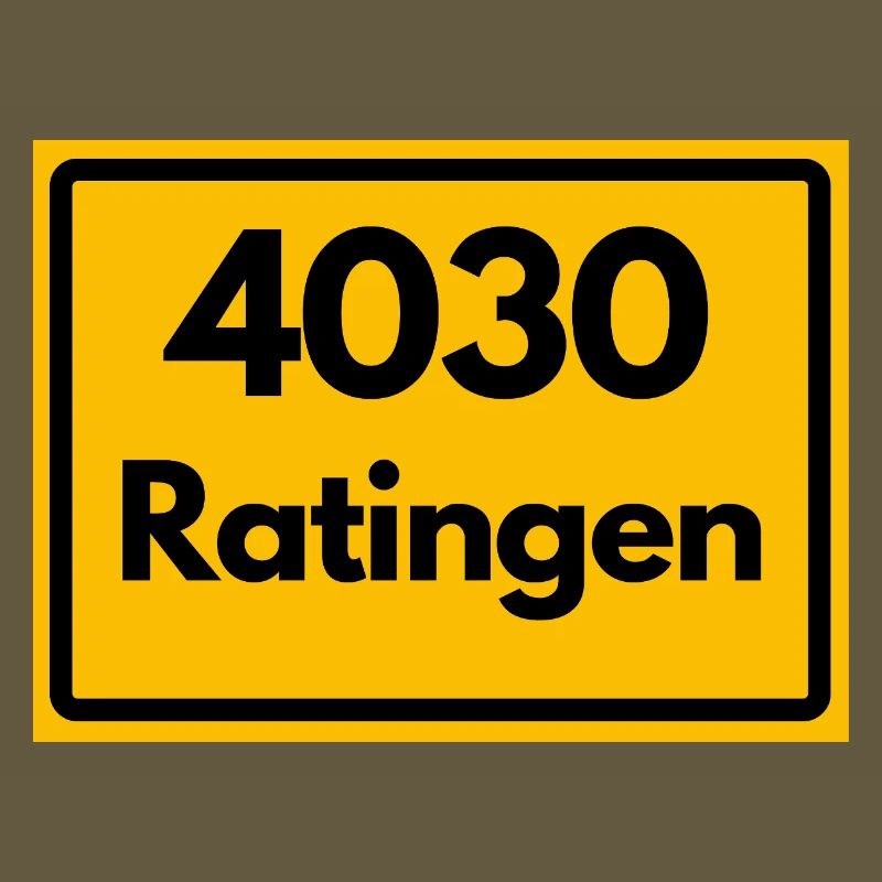 OLD POSTCODE ZIP CODE RETRO 4030 RATINGEN