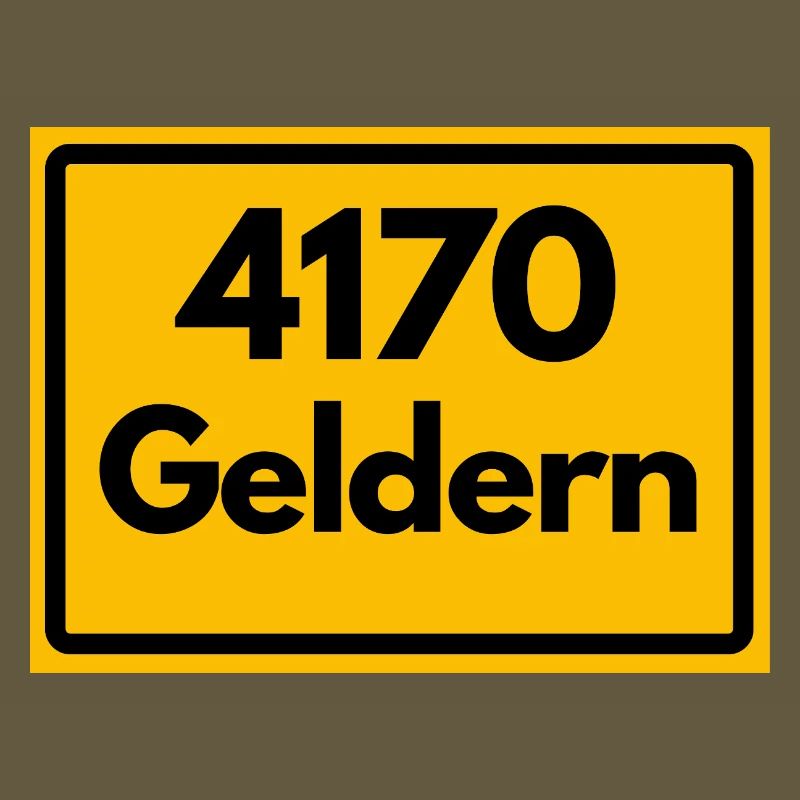 ANCIEN CODE POSTAL RÉTRO 4170 GELDERN