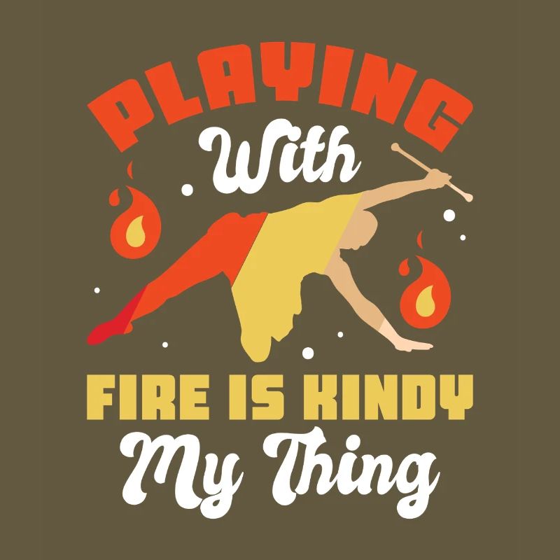 Dancing Vortex Dance School Fire Stick Dancer