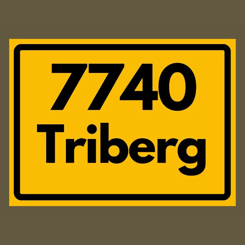 OLD POSTCODE ZIP CODE RETRO 7740 TRIBERG HEIMAT