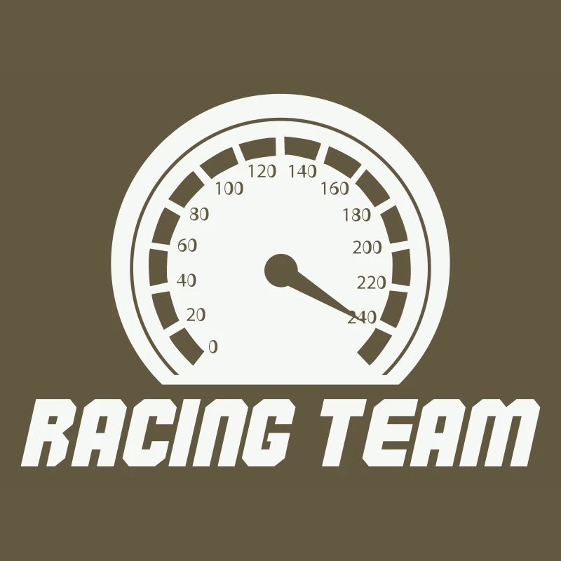 Racing Team Speedometer Emblem