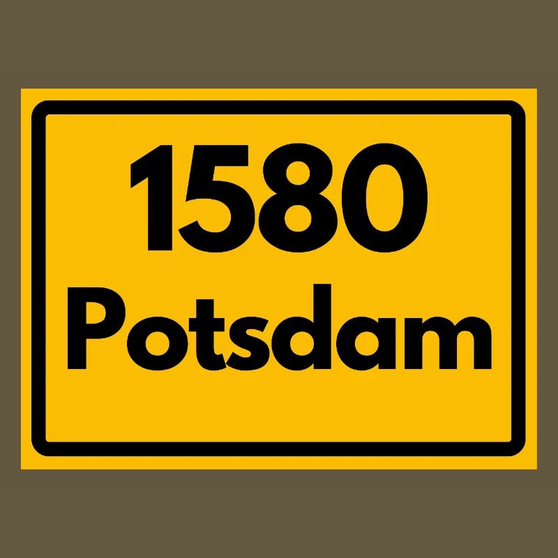 OLD POSTCODE POSTCODE RETRO 1580 POTSDAM HEIMAT