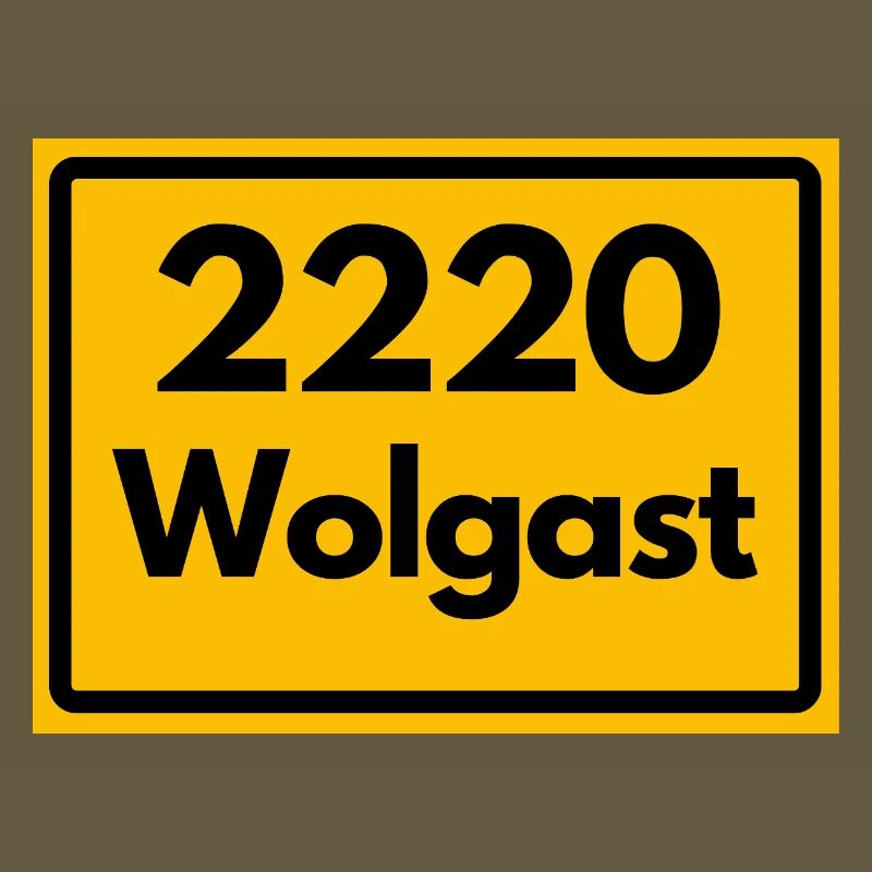 OLD POSTCODE POSTCODE RETRO 2220 WOLGAST HEIMAT