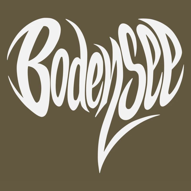 Bodensee Fließendes Lettering