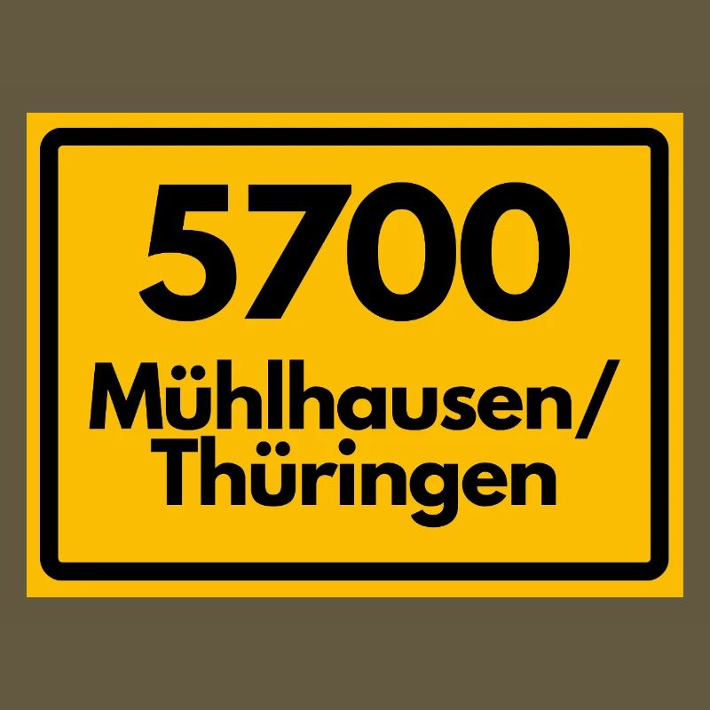 ANCIEN CODI POSTAL 5700 MÜHLHAUSEN THURINGIA