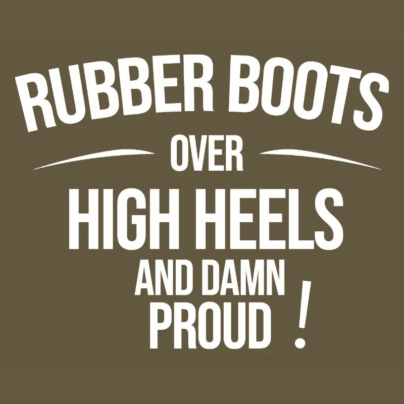 Rubber Boots over High Heels – Dorfkind Statement