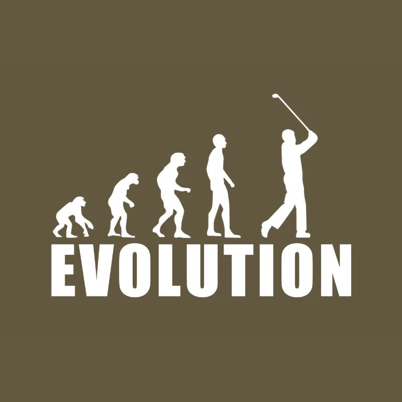 EVOLUTION GOLF Golfspieler Golfschläger Geschenk