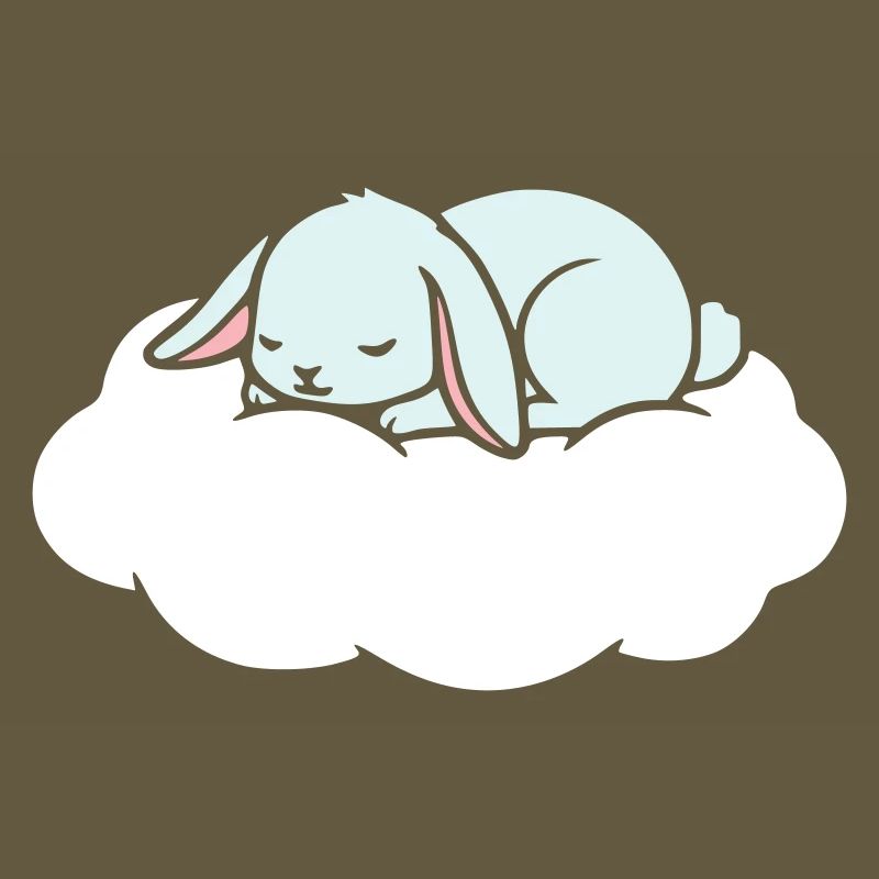 Sleeping Rabbit on Cloud Dream